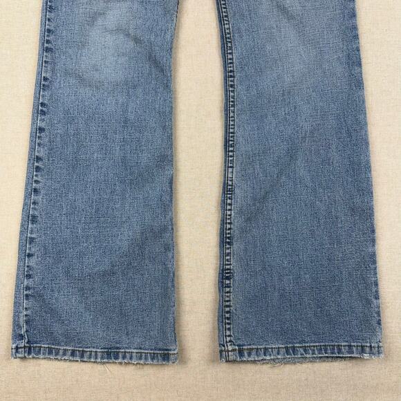 Aeropostale Bootcut Jeans Juniors 9/10 Blue Denim Vintage Y2K Fairy Grunge - Picture 7 of 11